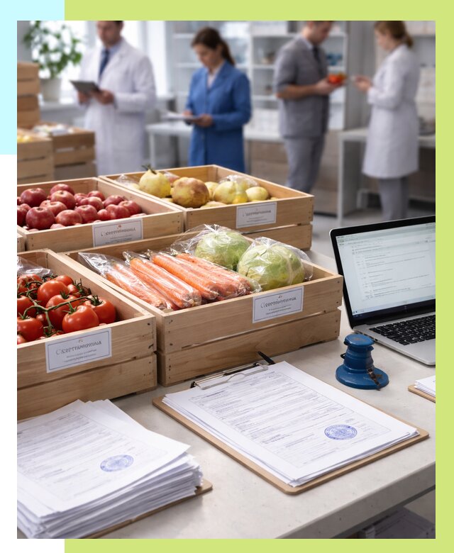 Сертификация овощей и фруктов в Сибае от 8735 р. | Алешин-Сба