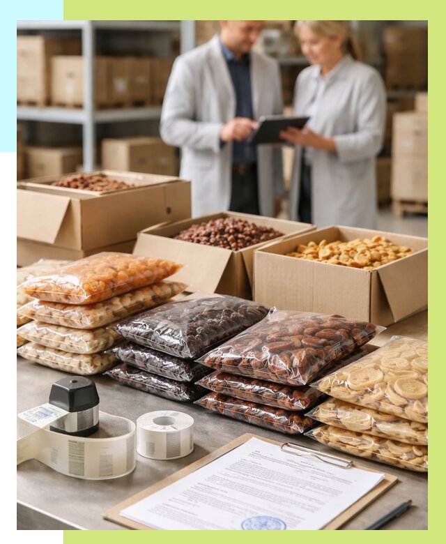 Сертификация сухофруктов в Сибае от 12331 р. | Алешин-Сба под ключ