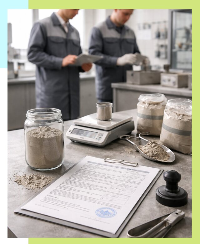 Сертификация цемента в Сибае от 20552 р. | Алешин-Сба