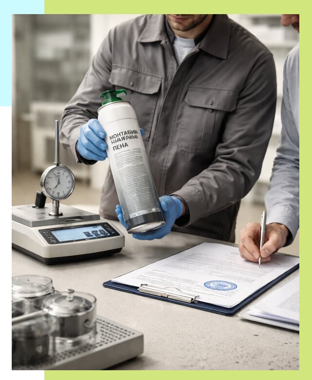 Сертификация монтажной пены в Сибае от 15414 р. | Алешин-Сба