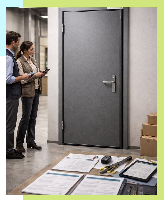 Сертификация противопожарных дверей в Сибае от 9248 р. | Алешин-Сба