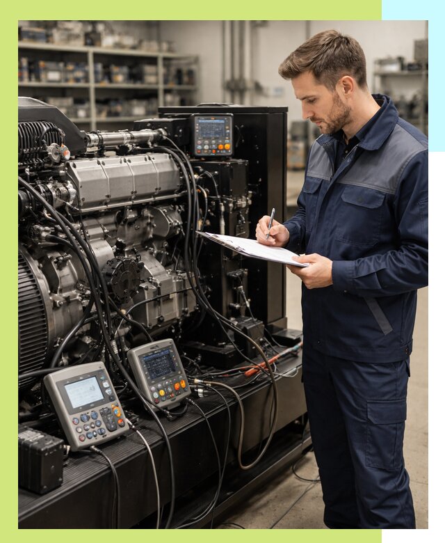 Сертификация дизельных генераторов и их оборудования в Сибае