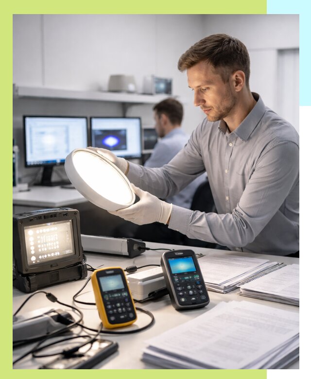 Сертификация светильников в Сибае: испытания и оформление