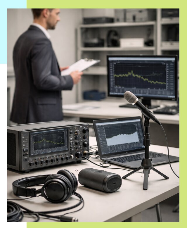 Сертификация аудиотехники в Сибае от 15414 р., Алешин-Сба