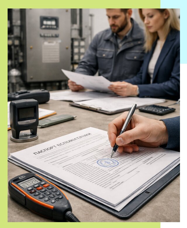 Оформление паспорта эксплуатации оборудования в Сибае