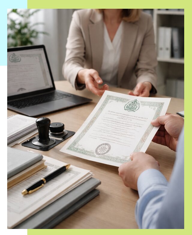 Халяль сертификат в Сибае, получить от 15414 р. | Алешин-Сба