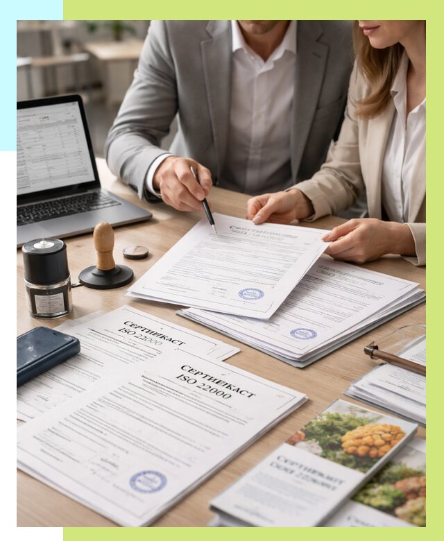 Сертификат ISO 22000 в Сибае от 41104 р. под ключ | Алешин-Сба