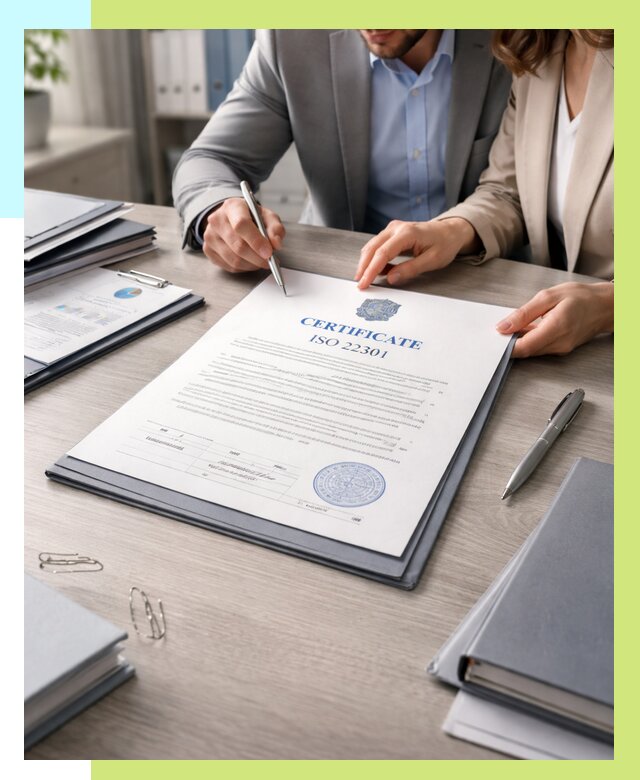 Сертификат ISO 22301 в Сибае от 46242 р. | Алешин-Сба срочно