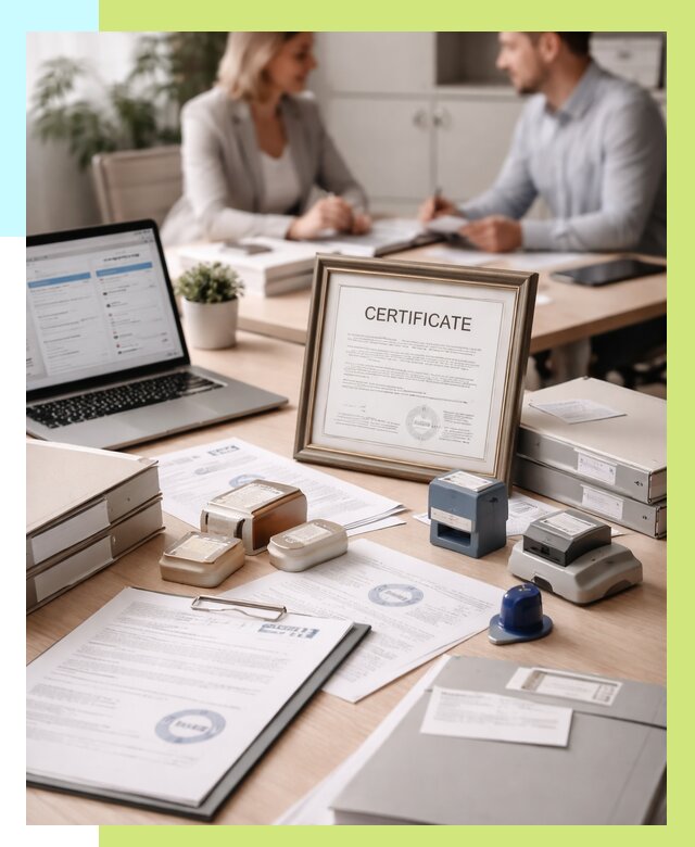 Сертификация компании в Сибае от 46242 р. | Алешин-Сба — заказ